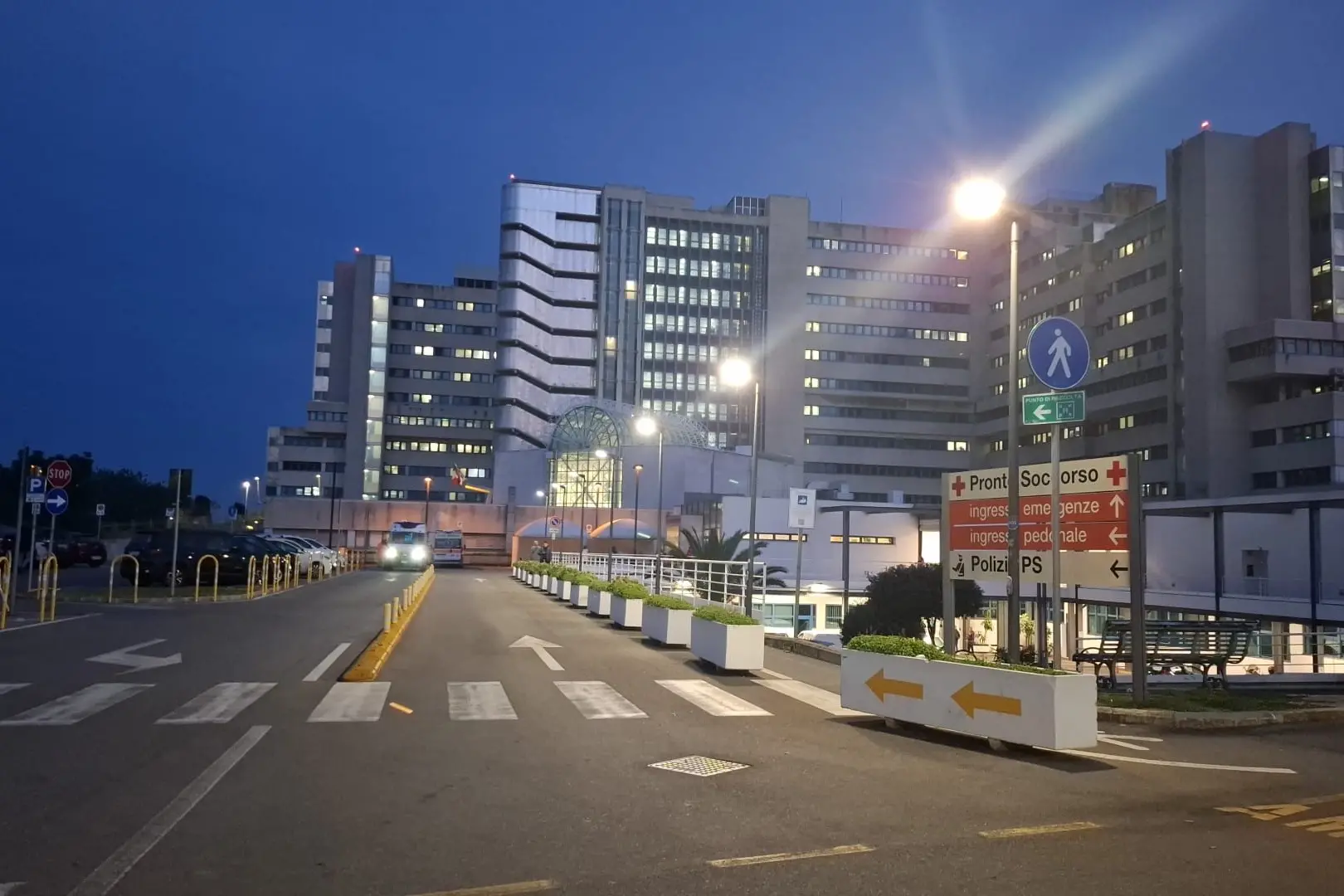 L'ospedale Brotzu di Cagliari
