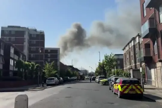 Londra, incendio in supermercato kosher