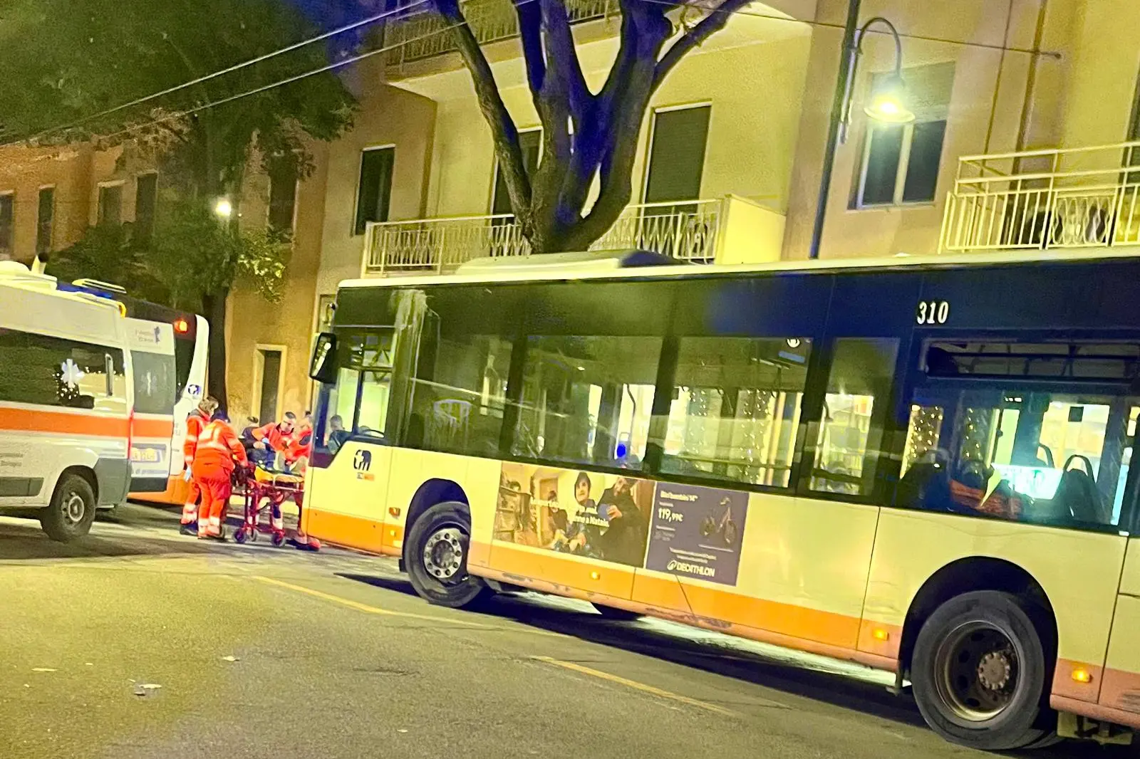 I soccorsi sul luogo dell'incidente