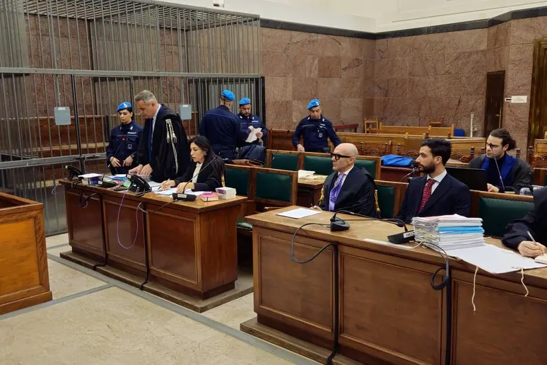L'udienza in Corte d'assise a Sassari (foto Ansa)