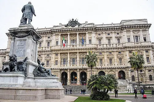 Esterno del Palazzo di Giustizia, sede della Corte suprema di cassazione. ANSA/ALESSANDRO DI MEO