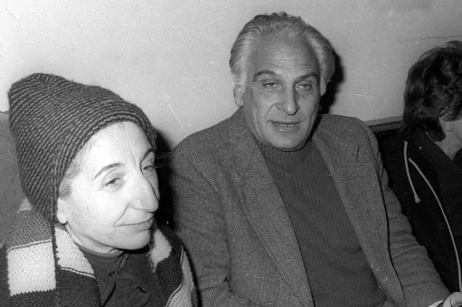 Adele Faccio e Marco Pannella del Partito Radicale