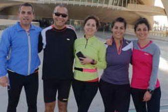Cinque atleti dell'Olympia Villacidro alla maratona di Valencia
