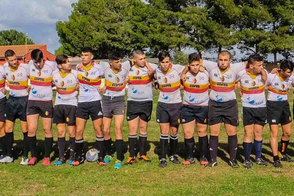 I campioni Under 18 regionali dell'Amatori Rugby Capoterra