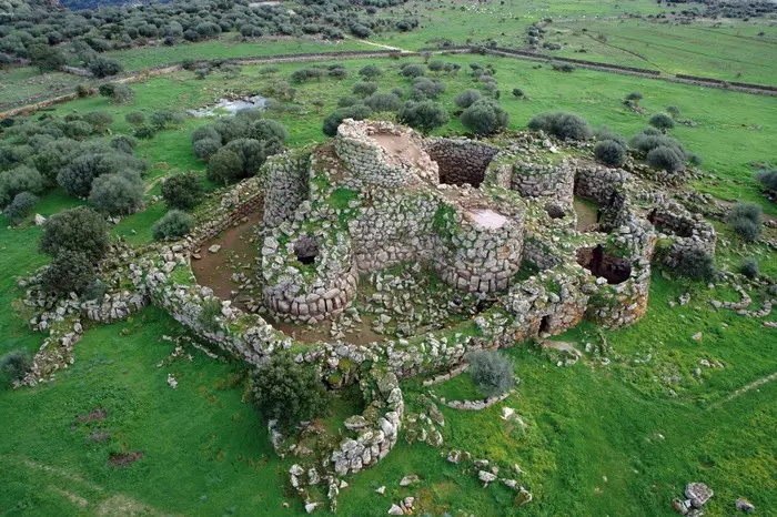 Il Nuraghe Arrubiu a Orroli (Ansa)