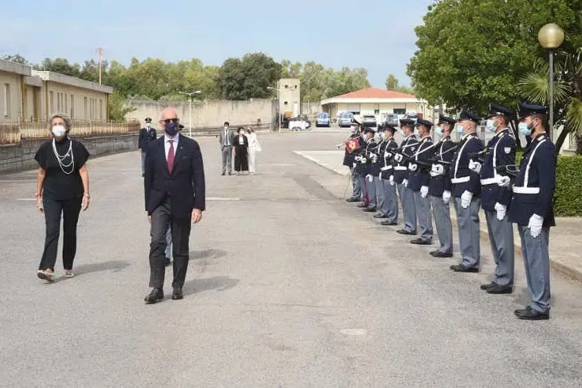 Il capo della Polizia Gabrielli in visita ad Abbasanta