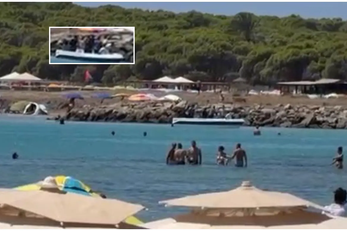 Porto Pino, sbarco tra i bagnanti il giorno dopo l'incidente a Su Giudeu