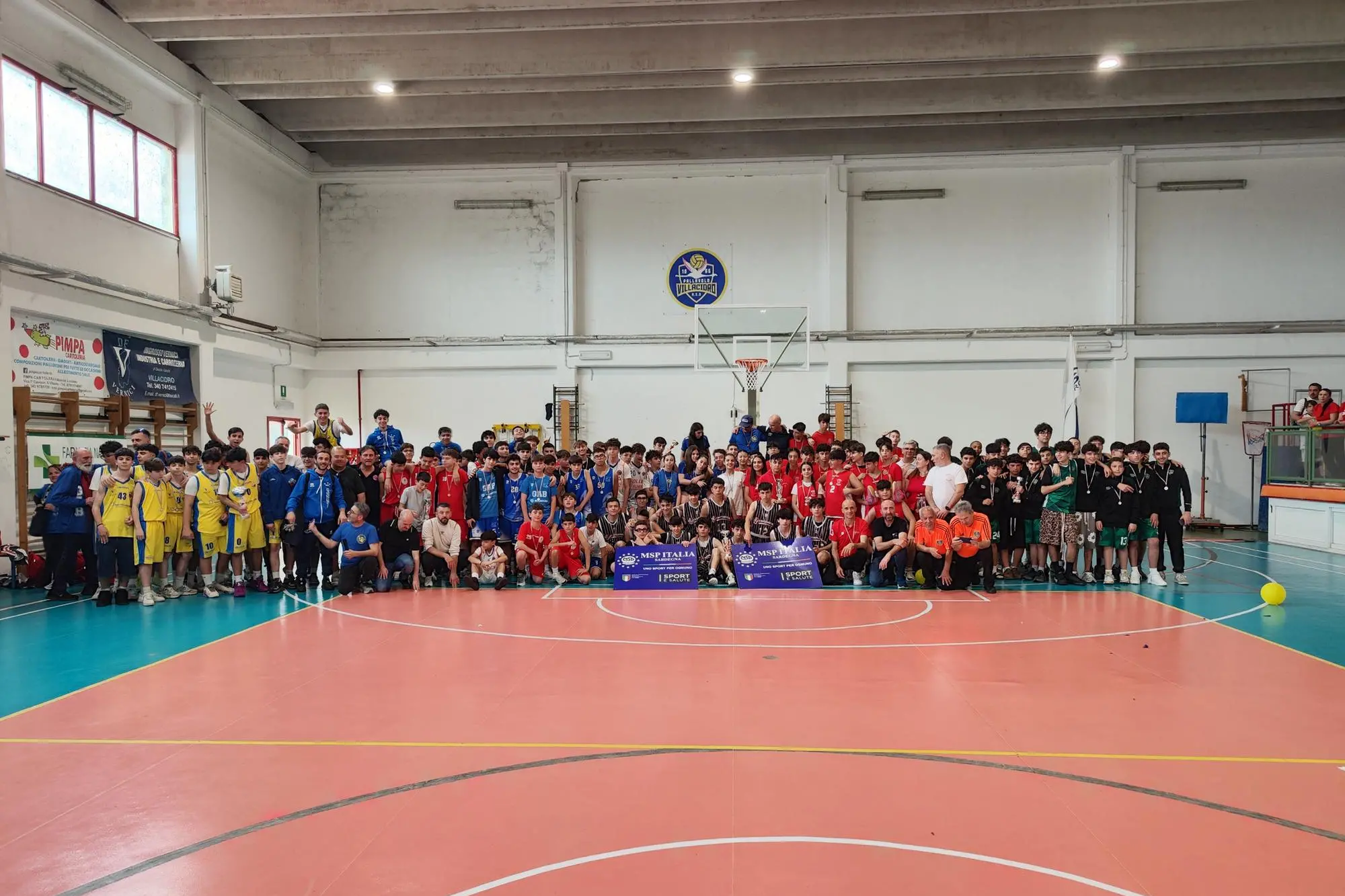 I partecipanti alle finali MSP Allievi a Villacidro (foto concessa da MSP)