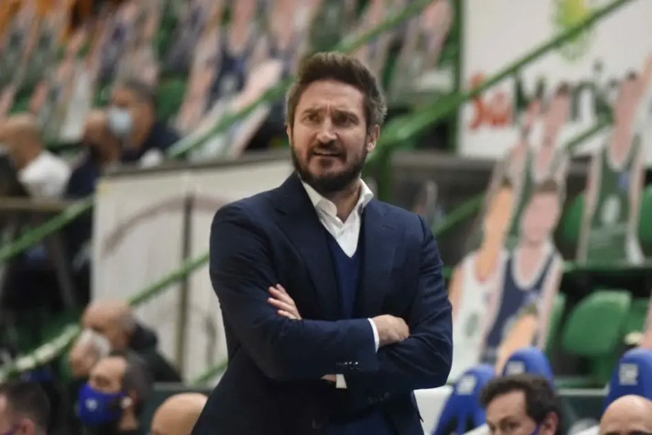Coach Pozzecco (Archivio L'Unione Sarda)