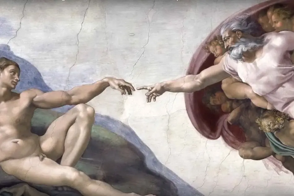 Particolare del capolavoro di Michelangelo