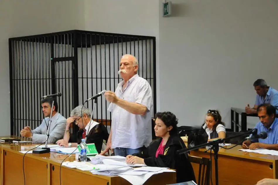 Doddore Meloni in Tribunale