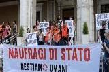 &quot;Naufragi di Stato&quot;, la protesta degli attivisti a Roma