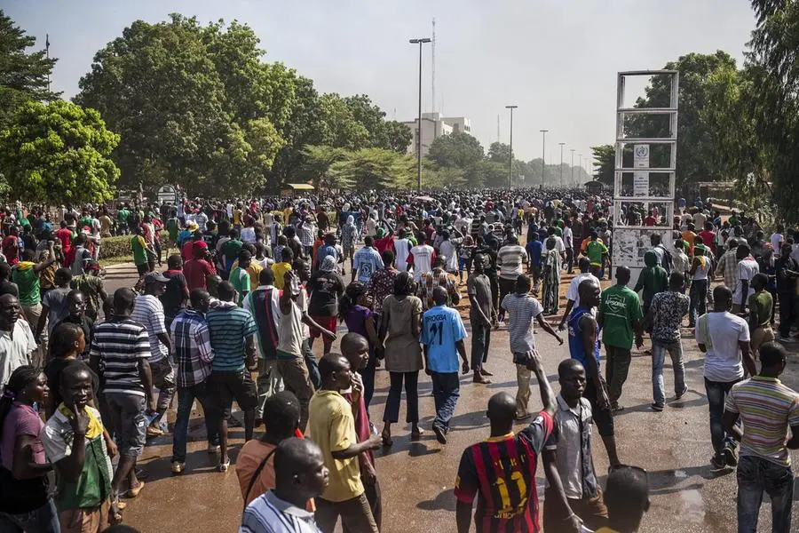 Protesta in\u00A0Burkina Faso (foto d'archivio Ansa)