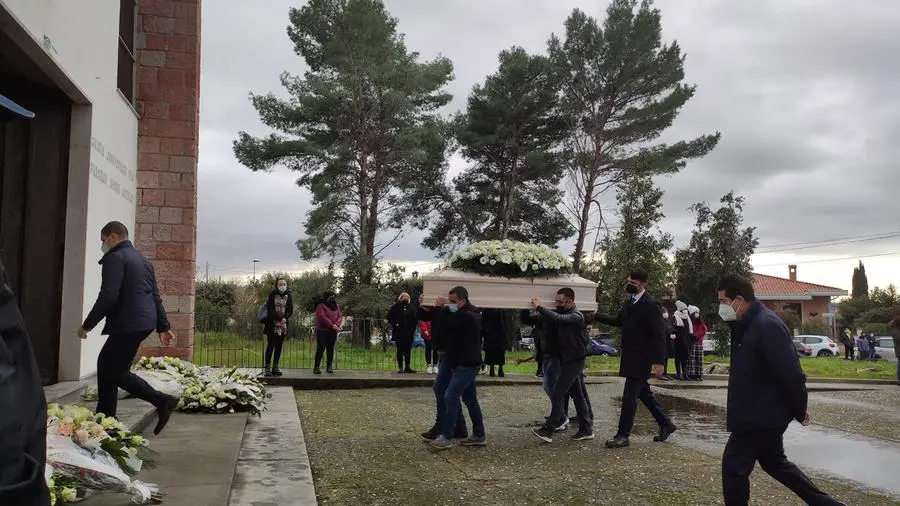 Il funerale di Manuel Zoccheddu (Archivio L'Unione Sarda)