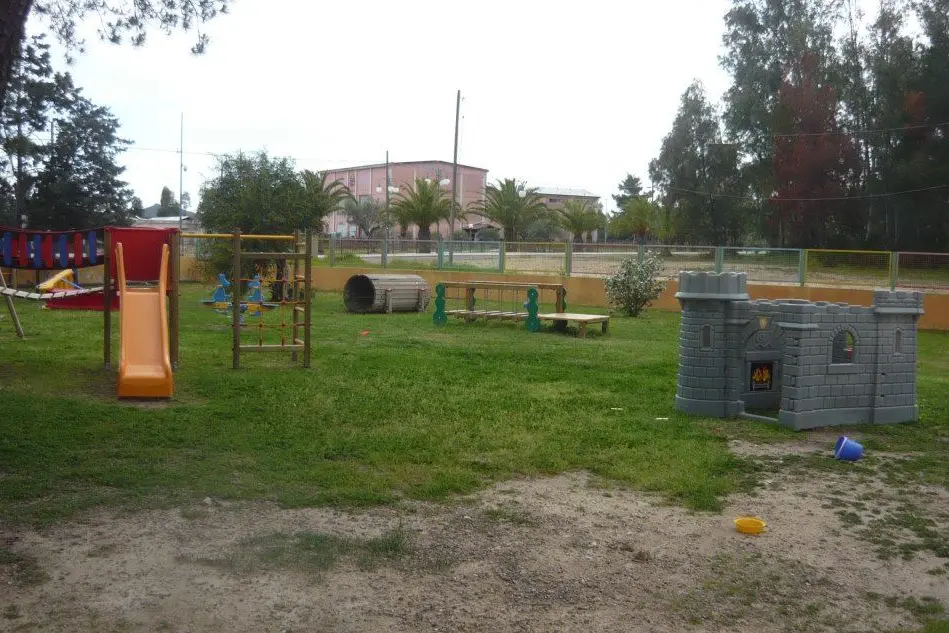 Il parco giochi della scuola