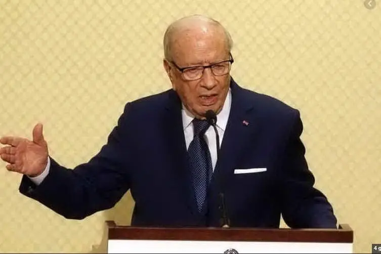 Il presidente tunisino Essebsi (archivio L'Unione Sarda)