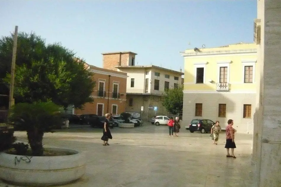 Piazza Chiesa a Sinnai