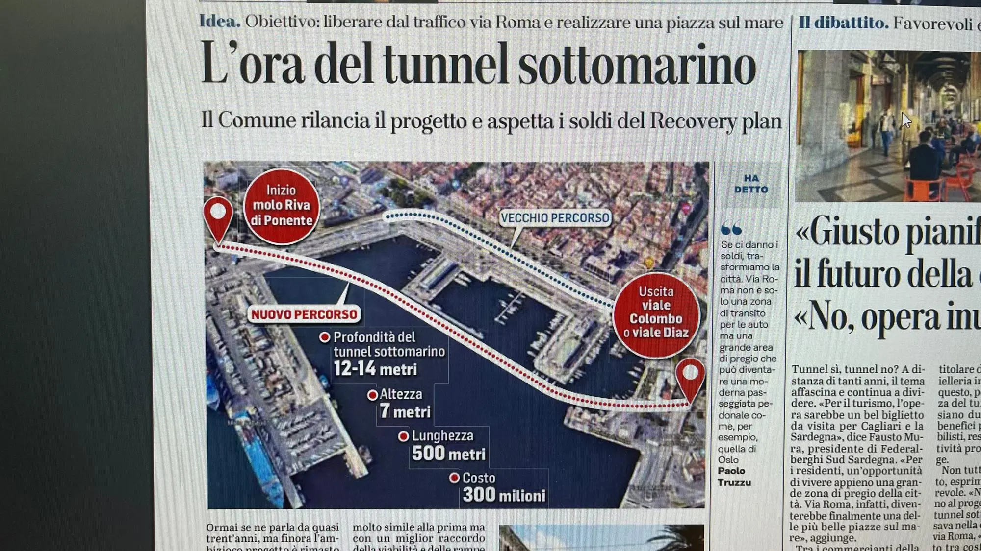 L'ipotesi del tunnel sottomarino