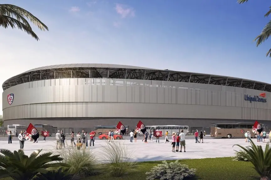 Il nuovo stadio del Cagliari