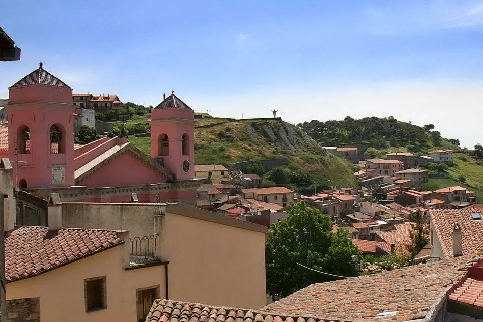 Un panorama di Santu Lussurgiu