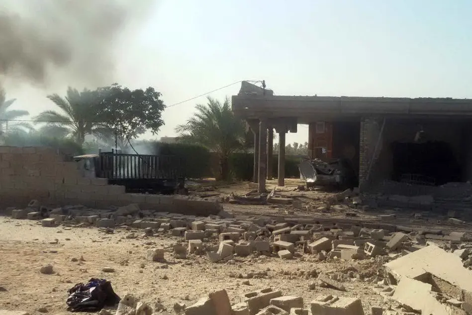 Gli effetti di un raid in Iraq