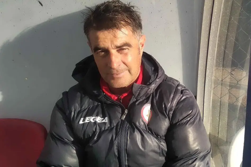 Sandro Acciaro, allenatore dell'Ilvamaddalena (foto Tellini)