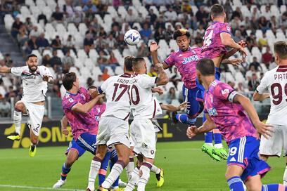 Juventus’ Weston McKennie in action during the italian Serie A soccer match Juventus FC vs US Salernitana at the Allianz Stadium in Turin, Italy, 11 september 2022 ANSA/ALESSANDRO DI MARCO