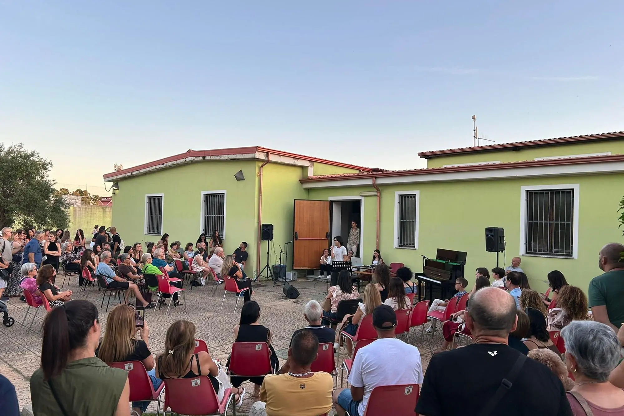Un momento della serata