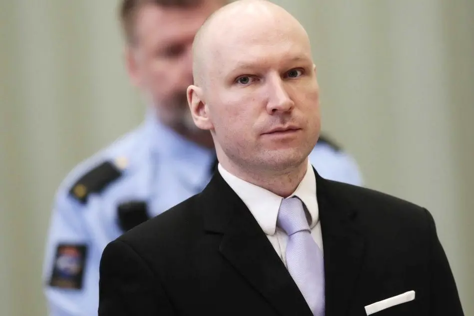 Anders Breivik (foto archivio L'Unione Sarda)