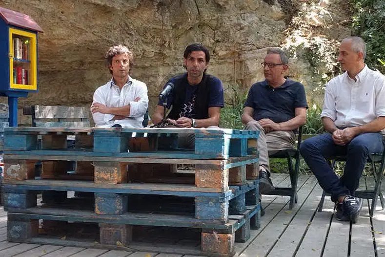 Un momento della conferenza stampa