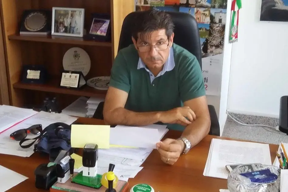Il sindaco di Domusnovas, Massimo Ventura