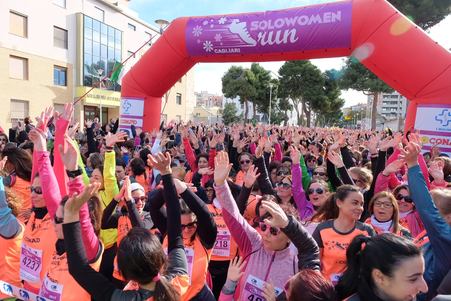 Cagliari solo woman run