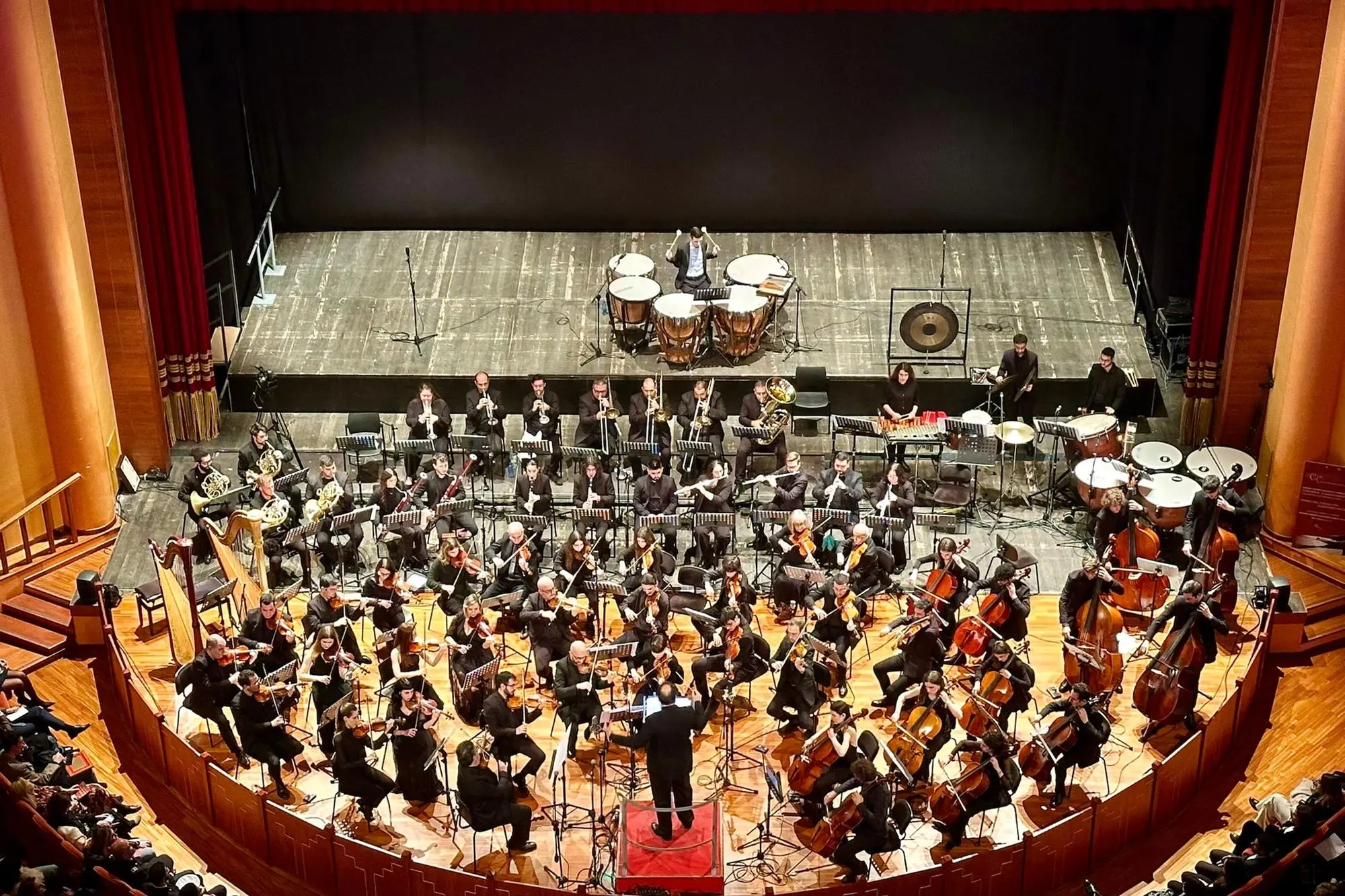 L'orchestra sinfonica del &quot;Conservatorio&quot; (foto concessa)