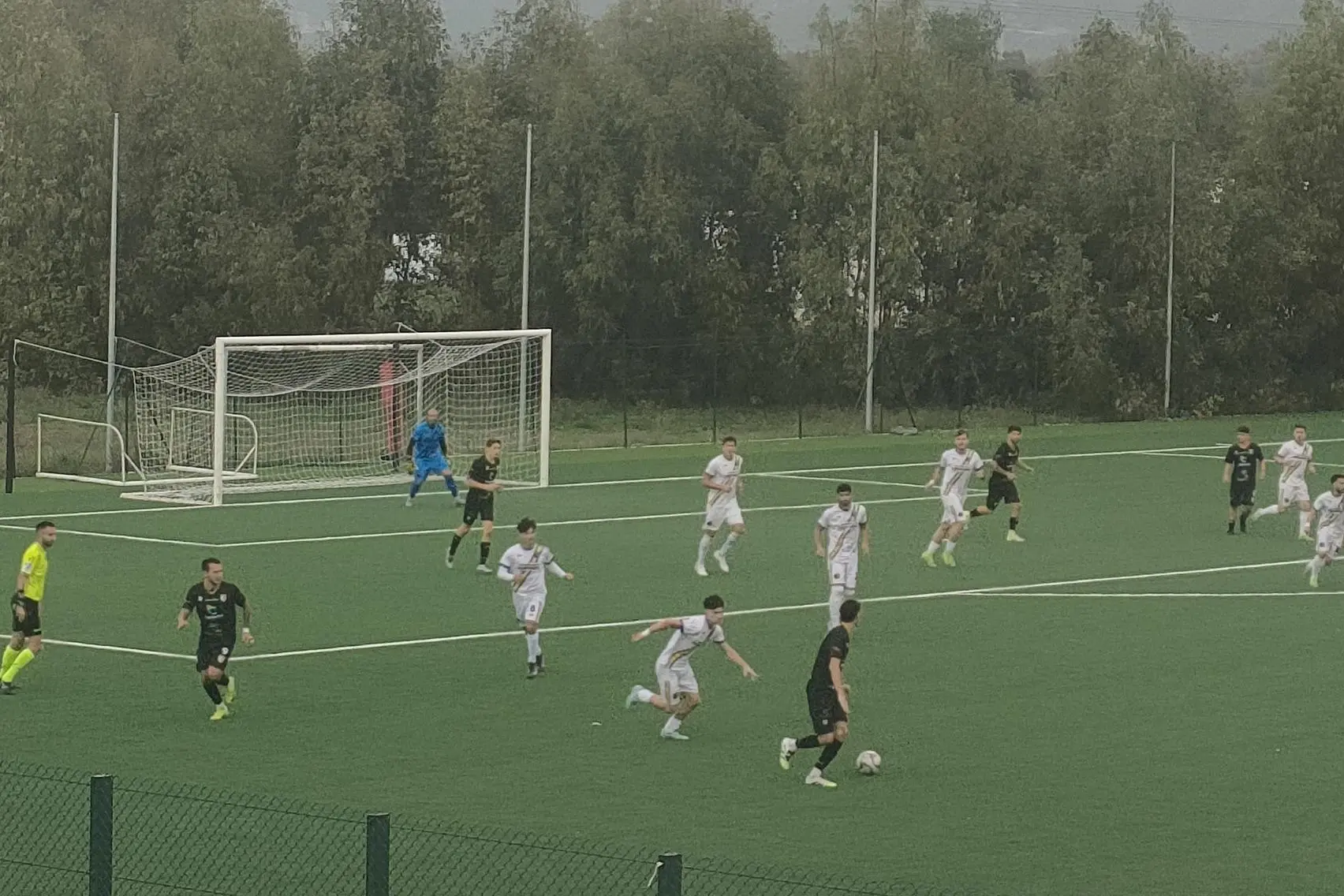 Uno scorcio della sfida tra Terralba e Castiadas (foto di Giacomo Pala)