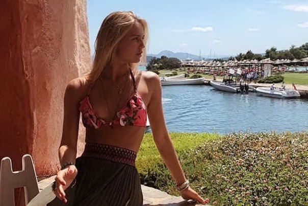 Ida Lundgren in Sardegna (da Instagram)