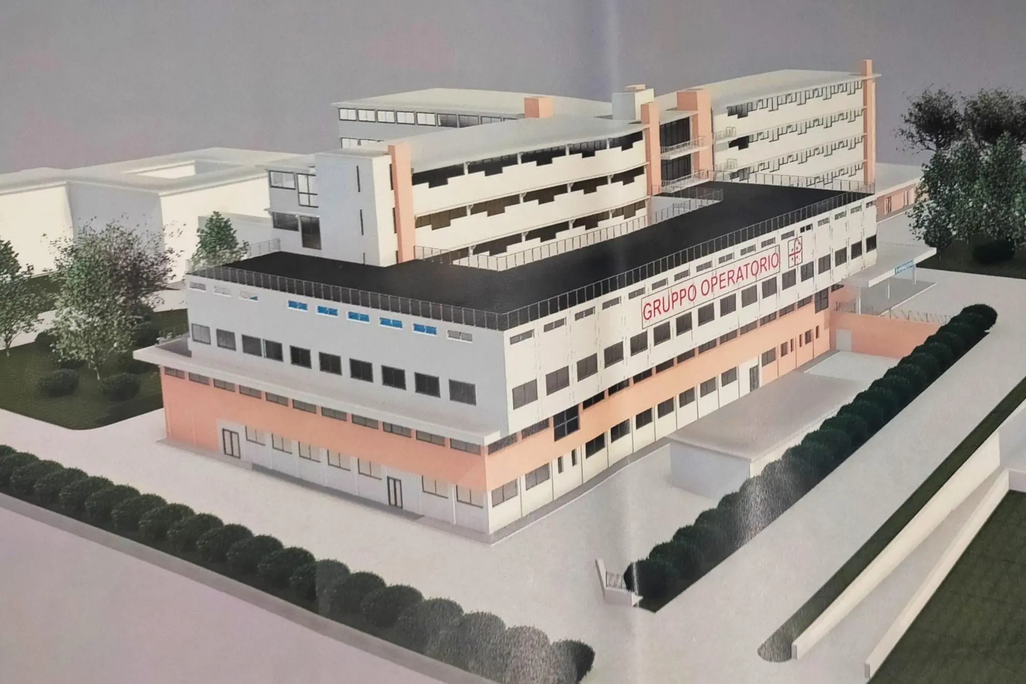 Il progetto dell'ampliamento dell'ospedale Civile di Alghero con il blocco operatorio