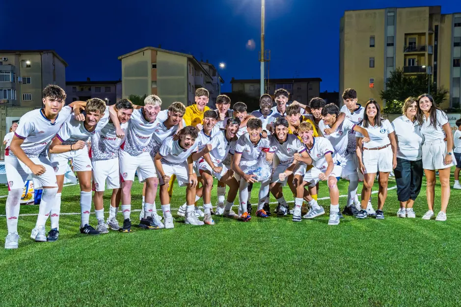 La squadra del Cagliari Allievi