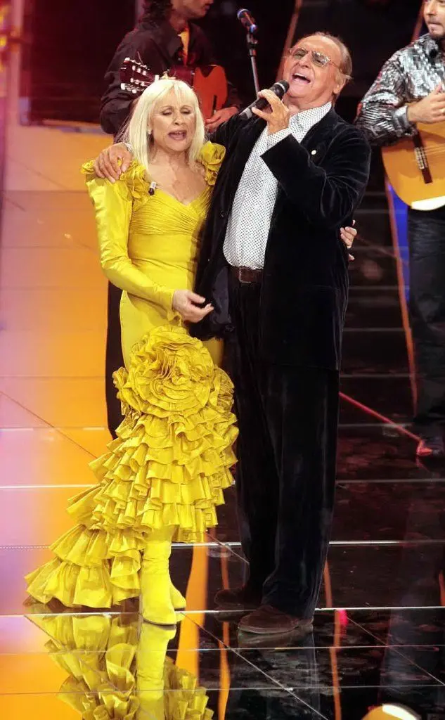Con Raffaella Carrà