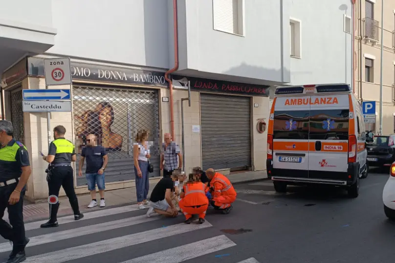 Il luogo dell'incidente (Foto Callisto Spiga)
