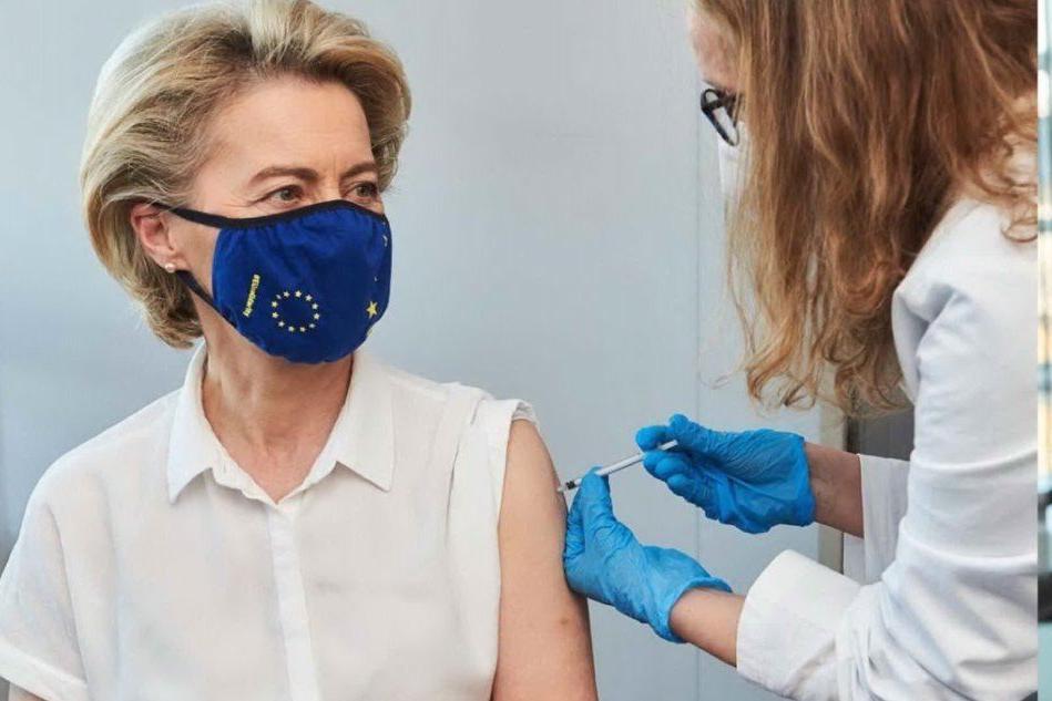 Covid, si vaccina anche Ursula von der Leyen