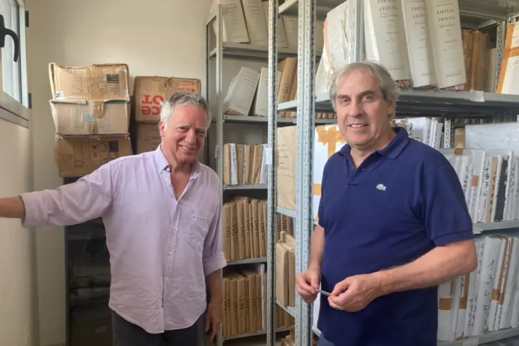 Da sinistra Nando Dalla Chiesa e Vittorio Gazale (foto Pala)