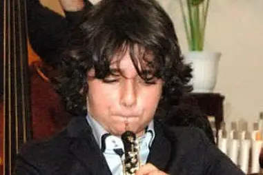 Il giovane musicista Carlo Cesaraccio