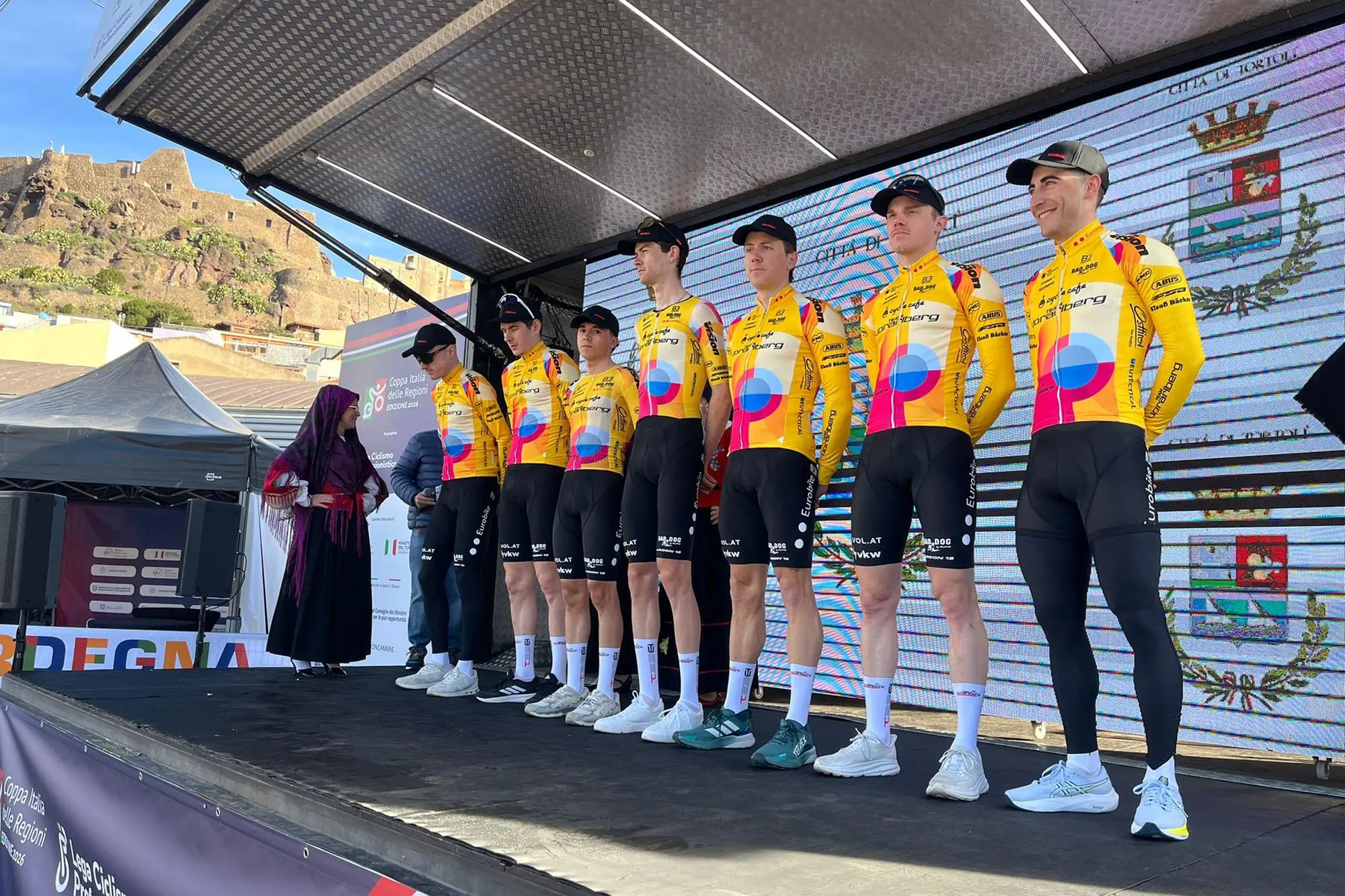 Giro di Sardegna, via alla prima tappa (foto Carlo Alberto Melis)