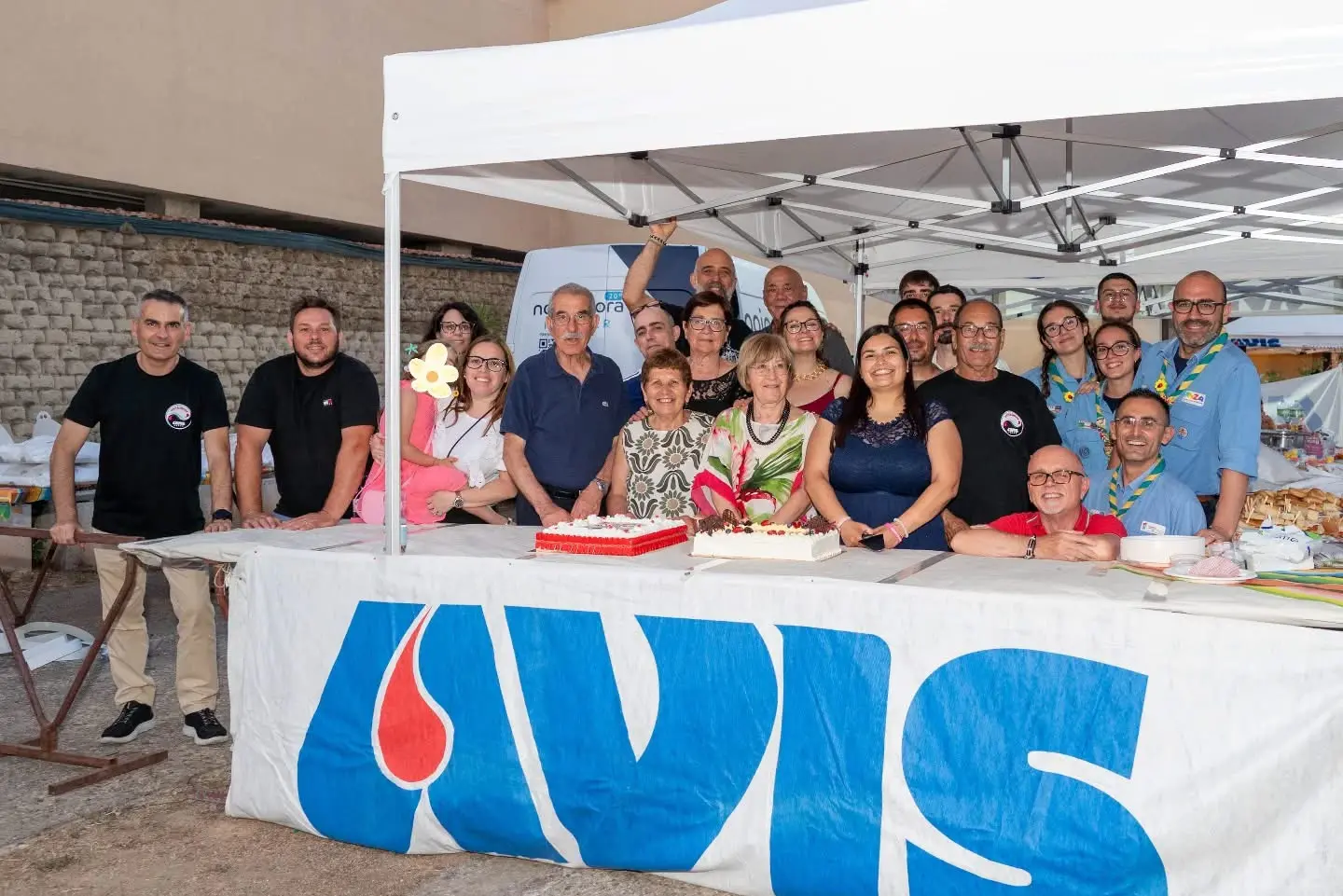 I volontari del centro Avis di Sestu