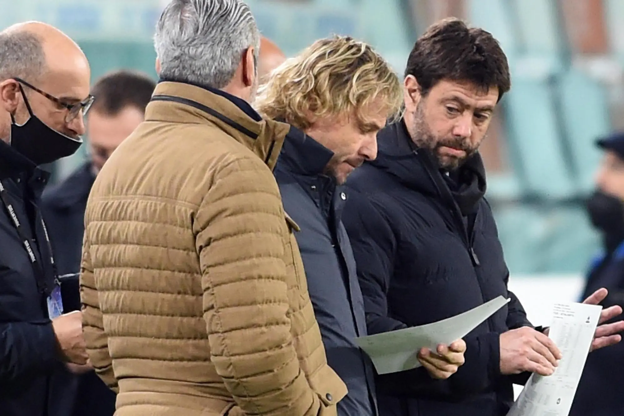 Nedved and Agnelli (Archive/Ansa)