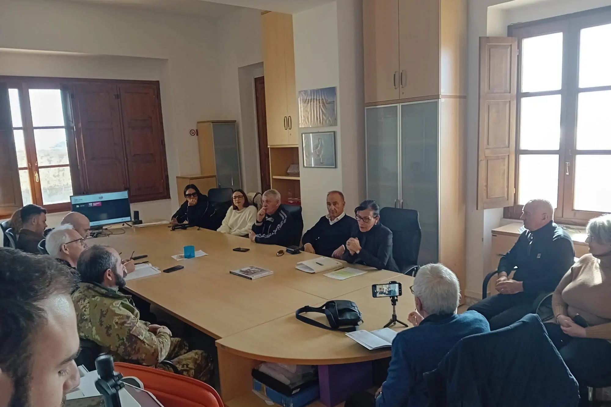 La Maddalena, la conferenza (foto Ronchi)