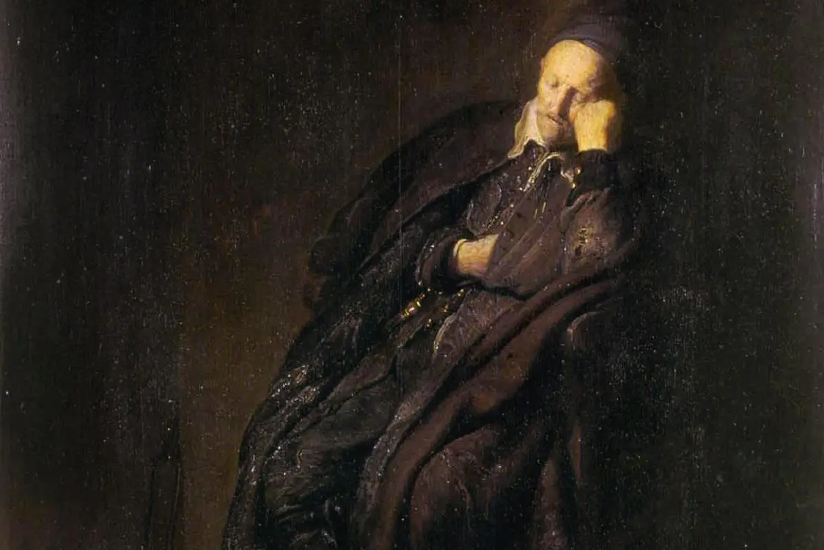 &quot;Vecchio che dorme&quot; (Rembrandt)