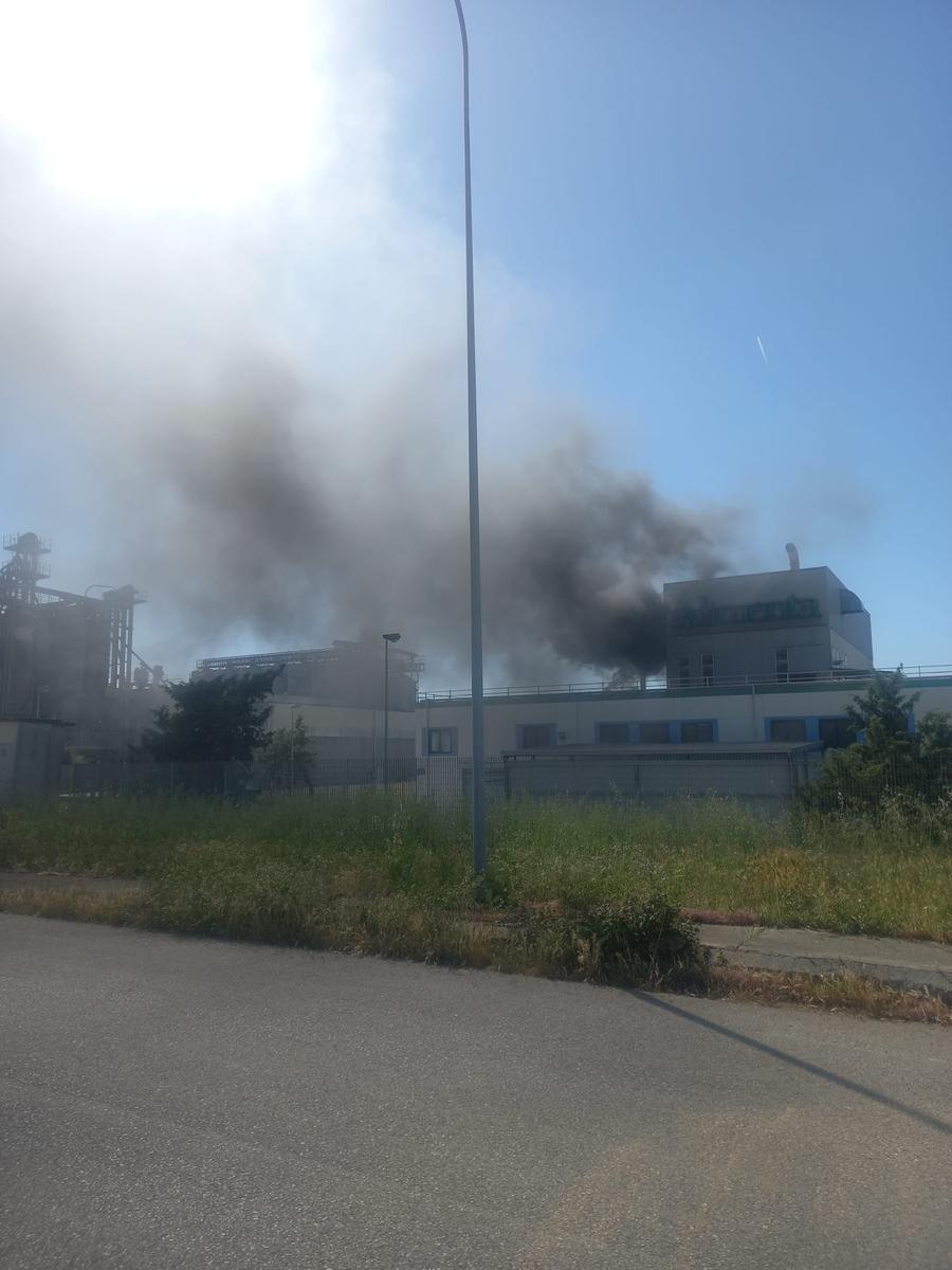 Macomer, fumo nero dallo stabilimento Alimenta: allarme inquinamento. L’azienda: «Prove tecniche»
