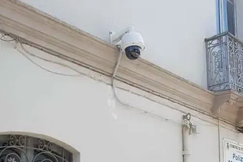 Una delle telecamere installate