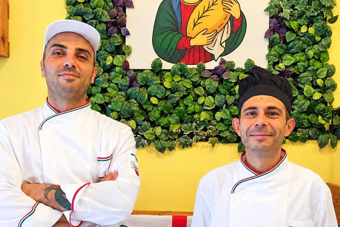 Marco Fanari e Riccardo Vinci, proprietari del ristorante Santa Pasta a Valencia